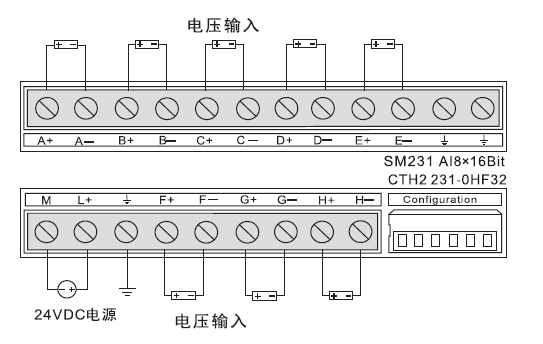 SM231高精度模拟量电压输入, 8通道(231-0HF32)-PLC_伺服_HMI_折弯系统_立博（官网）-立博（官网）- PLC丨伺服丨运动控制器丨人机界面HMI丨控制系统
