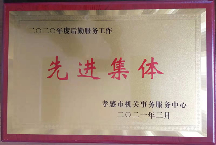 2020年度后勤服务先进集体称号